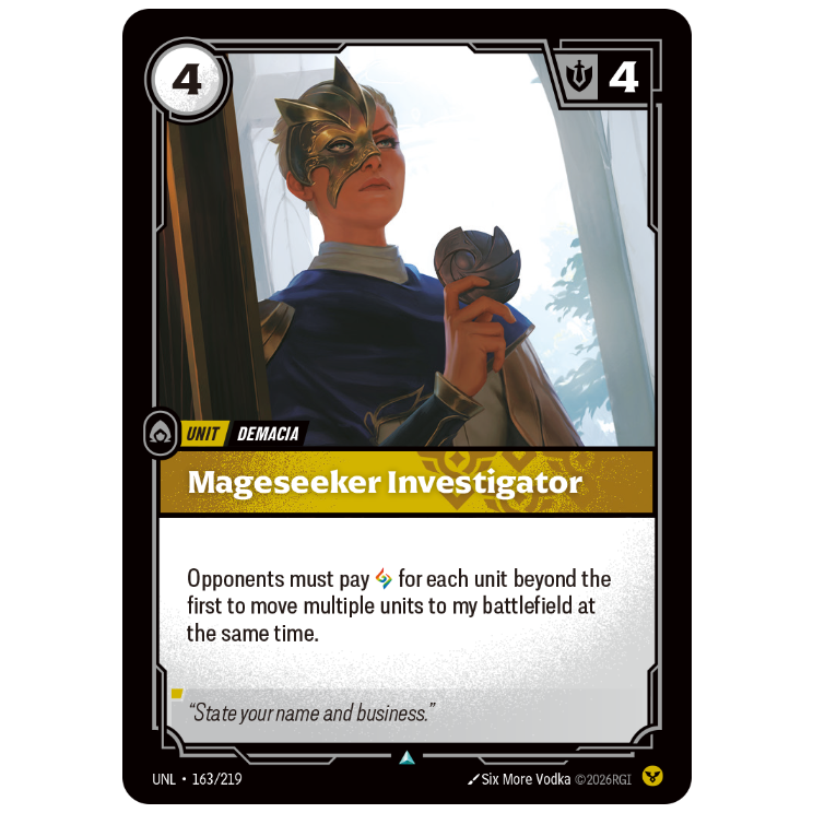 Riftbound TCG - Mageseeker Investigator | Unleashed 163/219