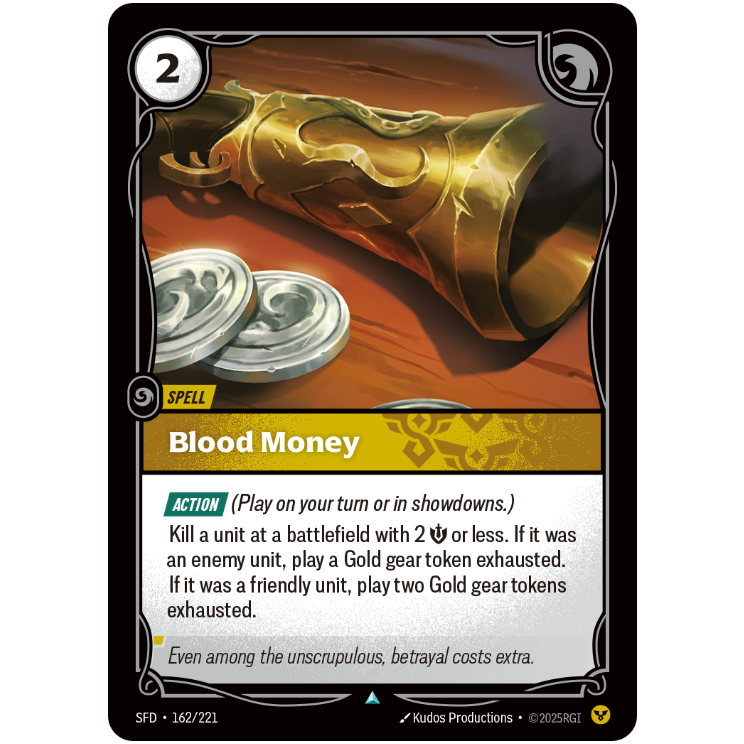 Blood Money - Riftbound Spiritforged #162