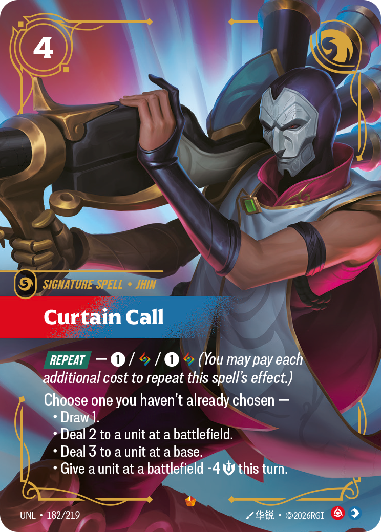 Riftbound TCG - Curtain Call | Unleashed 182/219