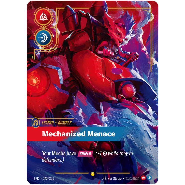 Mechanized Menace - Riftbound Spiritforged #240