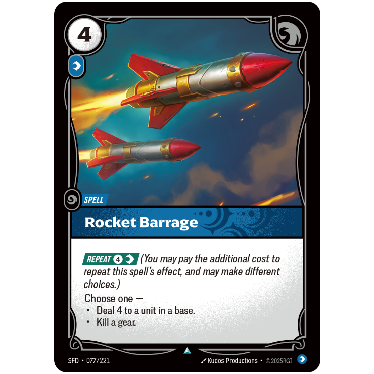 Rocket Barrage - Riftbound Spiritforged #77