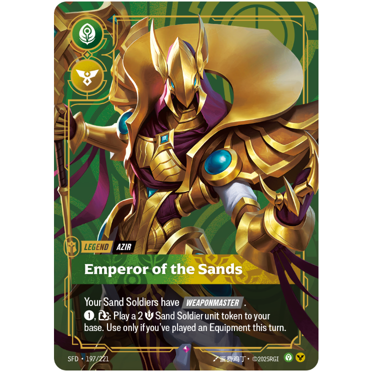 Emperor Of The Sands - Riftbound Spiritforged #197