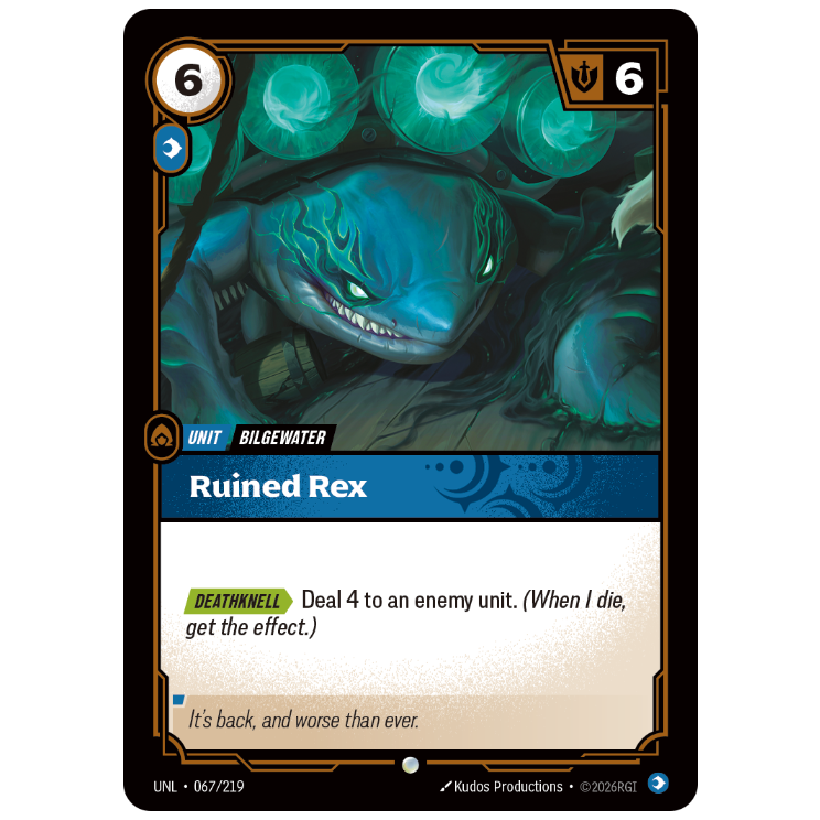 Riftbound TCG - Ruined Rex | Unleashed 067/219