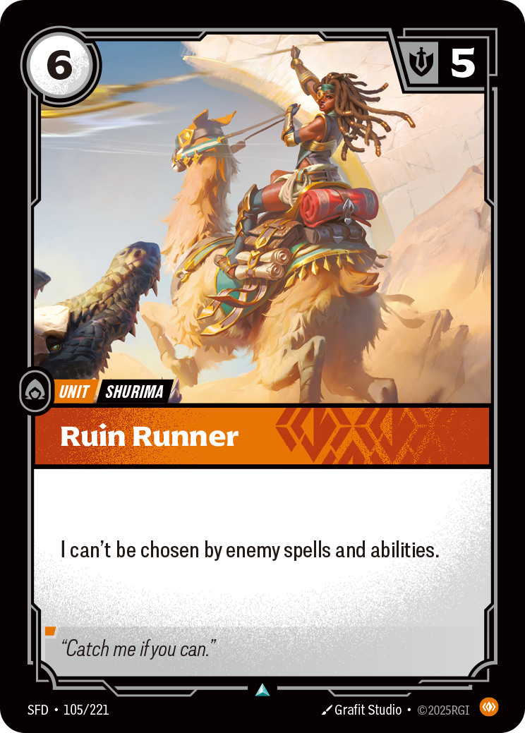 Ruin Runner - Riftbound Spiritforged #105
