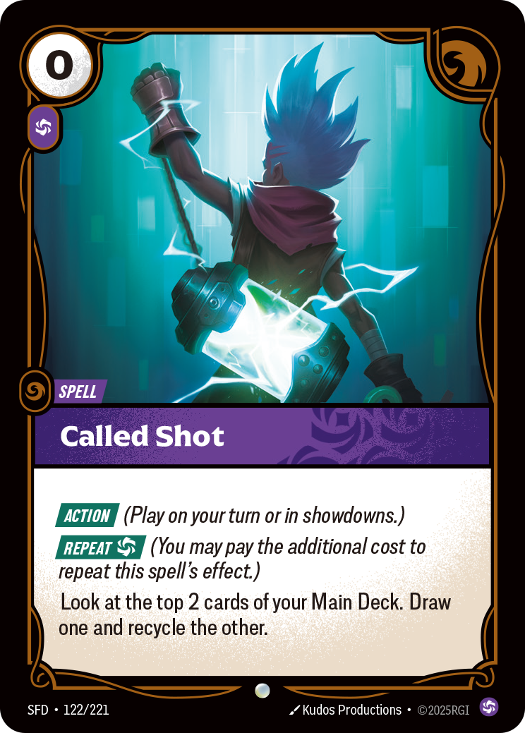 Called Shot - Riftbound Spiritforged #122