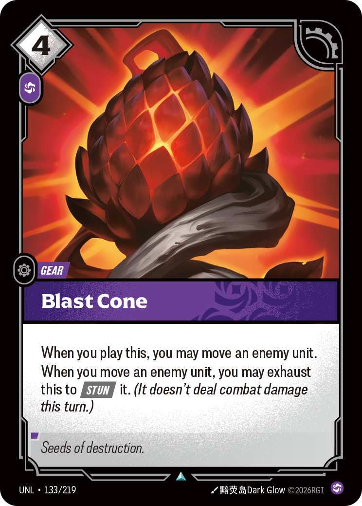 Riftbound TCG - Blast Cone | Unleashed 133/219
