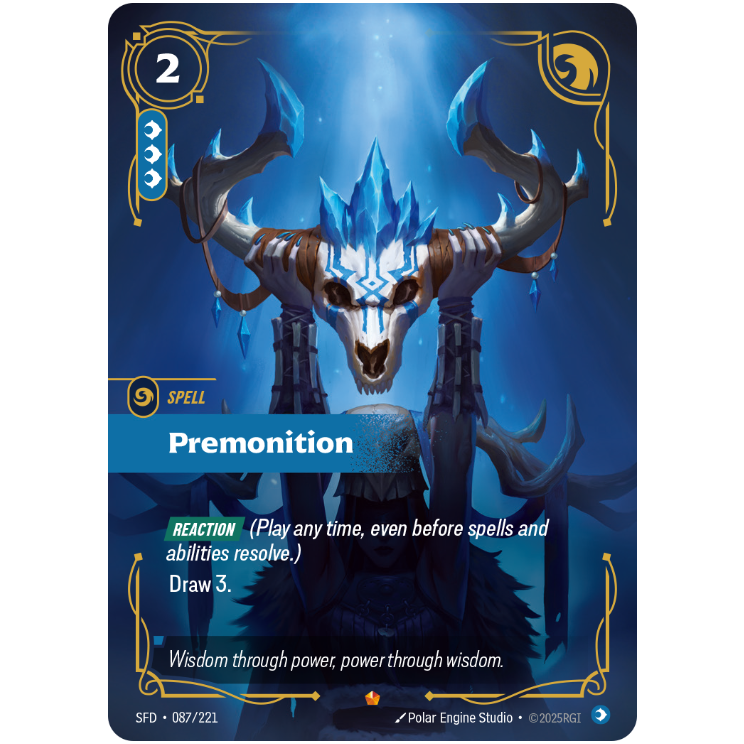 Premonition - Riftbound Spiritforged #87