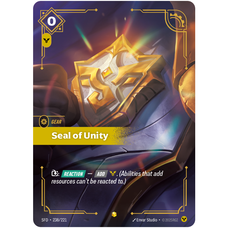 Seal Of Unity - Riftbound Spiritforged #238