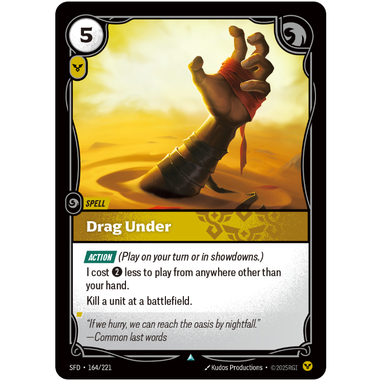 Drag Under - Riftbound Spiritforged #164