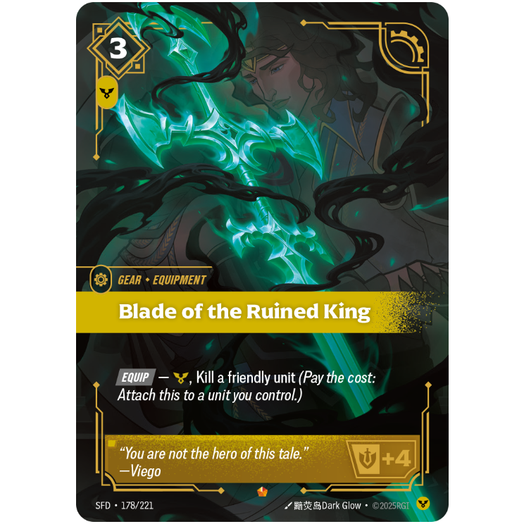 Blade Of The Ruined King - Riftbound Spiritforged #178