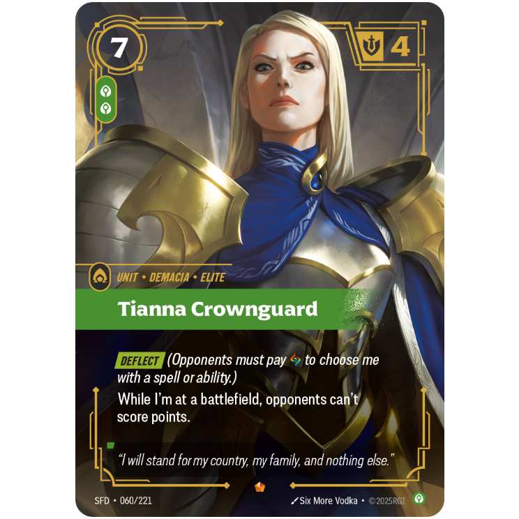 Tianna Crownguard - Riftbound Spiritforged #60