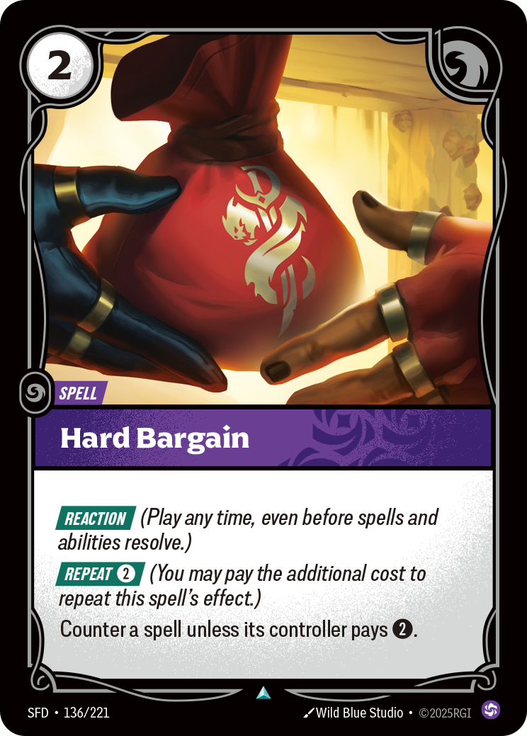 Hard Bargain - Riftbound Spiritforged #136