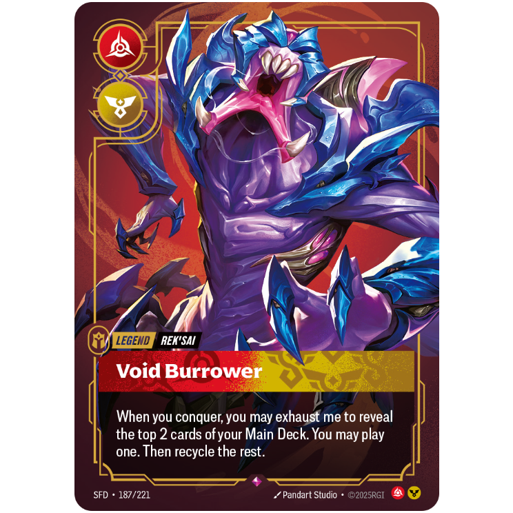 Void Burrower - Riftbound Spiritforged #187