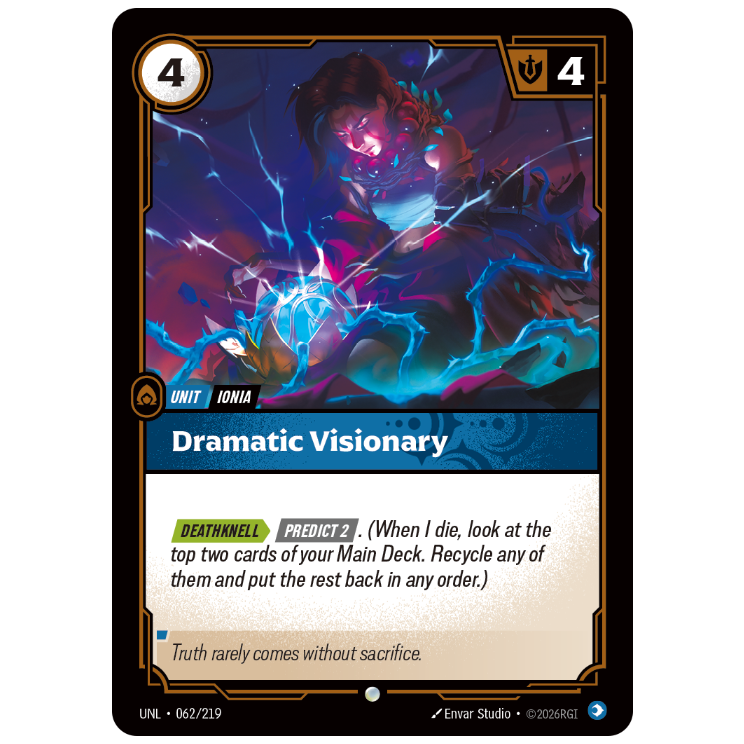Riftbound TCG - Dramatic Visionary | Unleashed 062/219