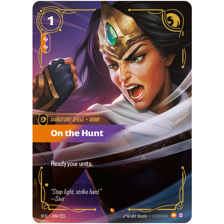 On The Hunt - Riftbound Spiritforged #204