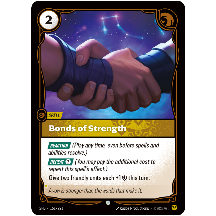 Bonds Of Strength - Riftbound Spiritforged #151