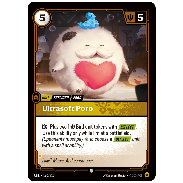 Riftbound TCG - Ultrasoft Poro | Unleashed 160/219