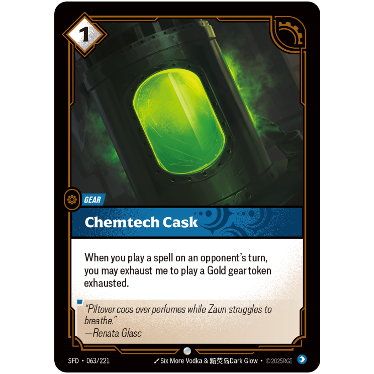 Chemtech Cask - Riftbound Spiritforged #63