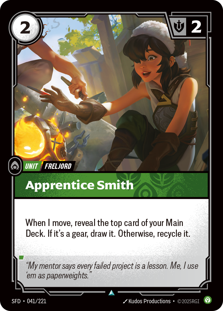Apprentice Smith - Riftbound Spiritforged #41