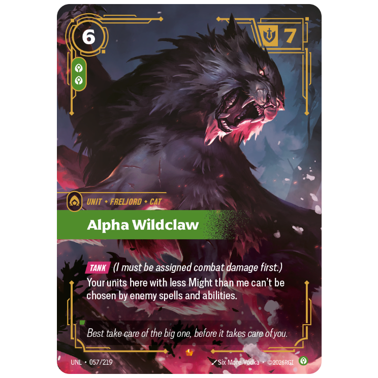 Riftbound TCG - Alpha Wildclaw | Unleashed 057/219