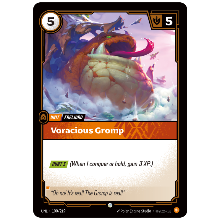 Riftbound TCG - Voracious Gromp | Unleashed 100/219