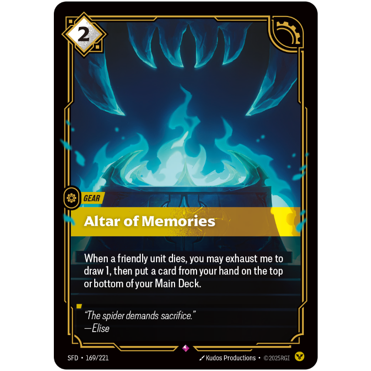 Altar Of Memories - Riftbound Spiritforged #169