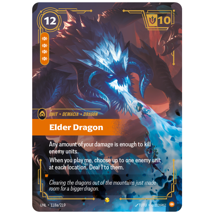 Riftbound TCG - Elder Dragon | Unleashed 118a/219