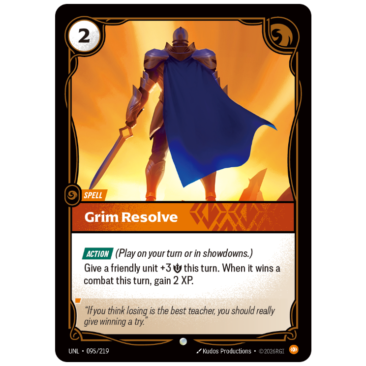 Riftbound TCG - Grim Resolve | Unleashed 095/219