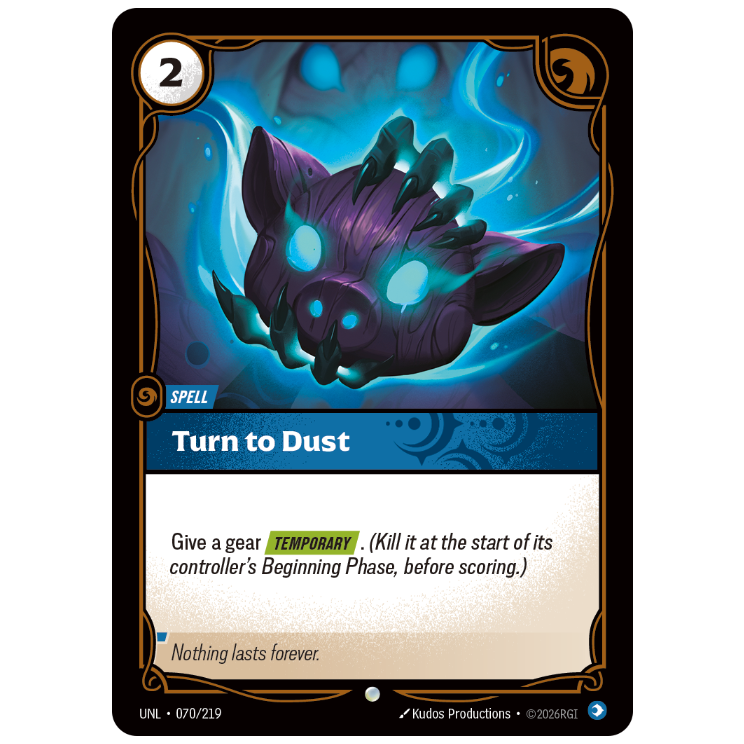 Riftbound TCG - Turn to Dust | Unleashed 070/219