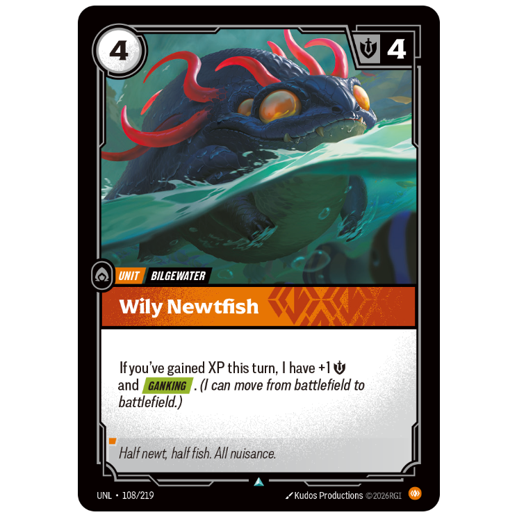 Riftbound TCG - Wily Newtfish | Unleashed 108/219