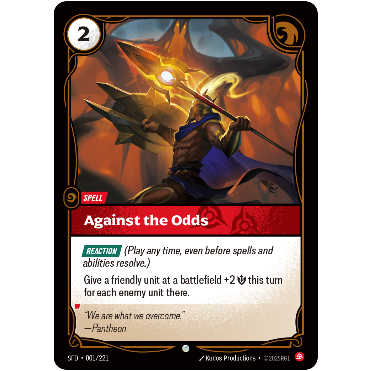 Against The Odds - Riftbound Spiritforged #1