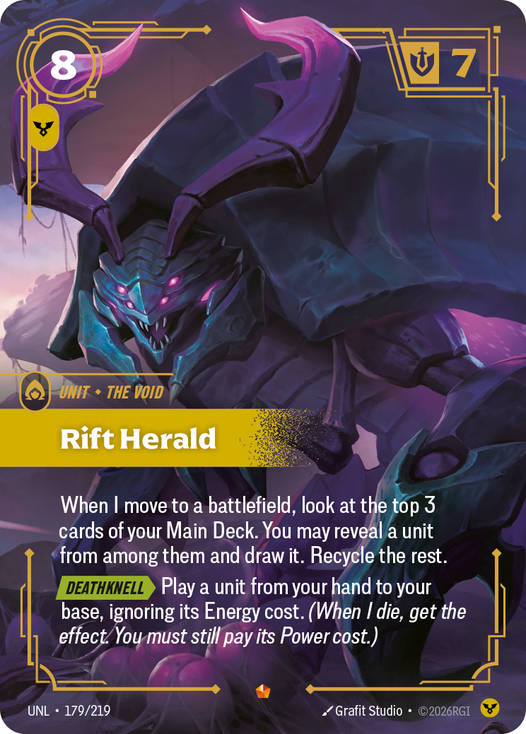 Riftbound TCG - Rift Herald | Unleashed 179/219