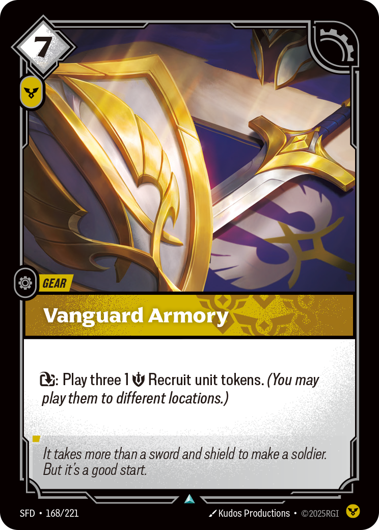 Vanguard Armory - Riftbound Spiritforged #168