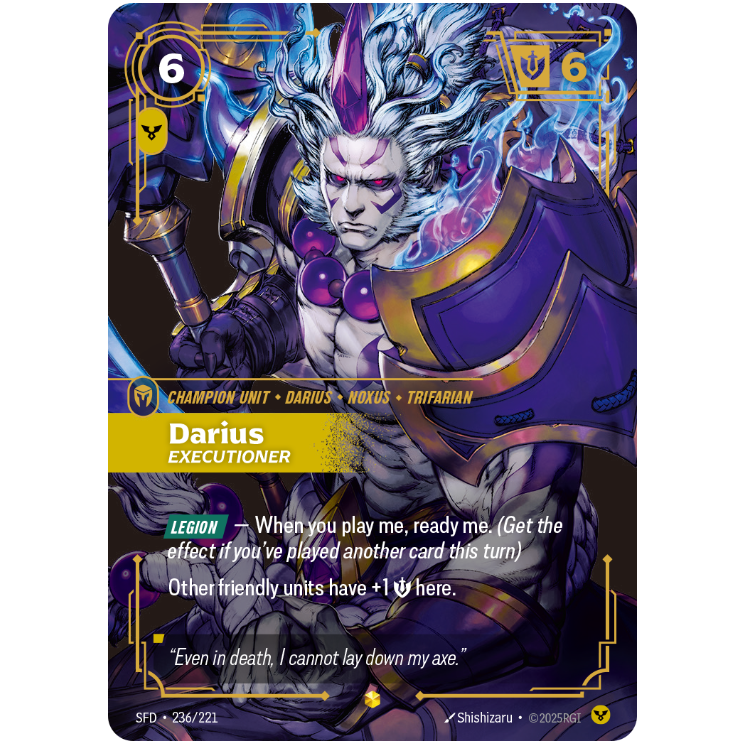 Darius Executioner - Riftbound Spiritforged #236