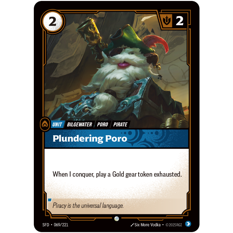 Plundering Poro - Riftbound Spiritforged #69