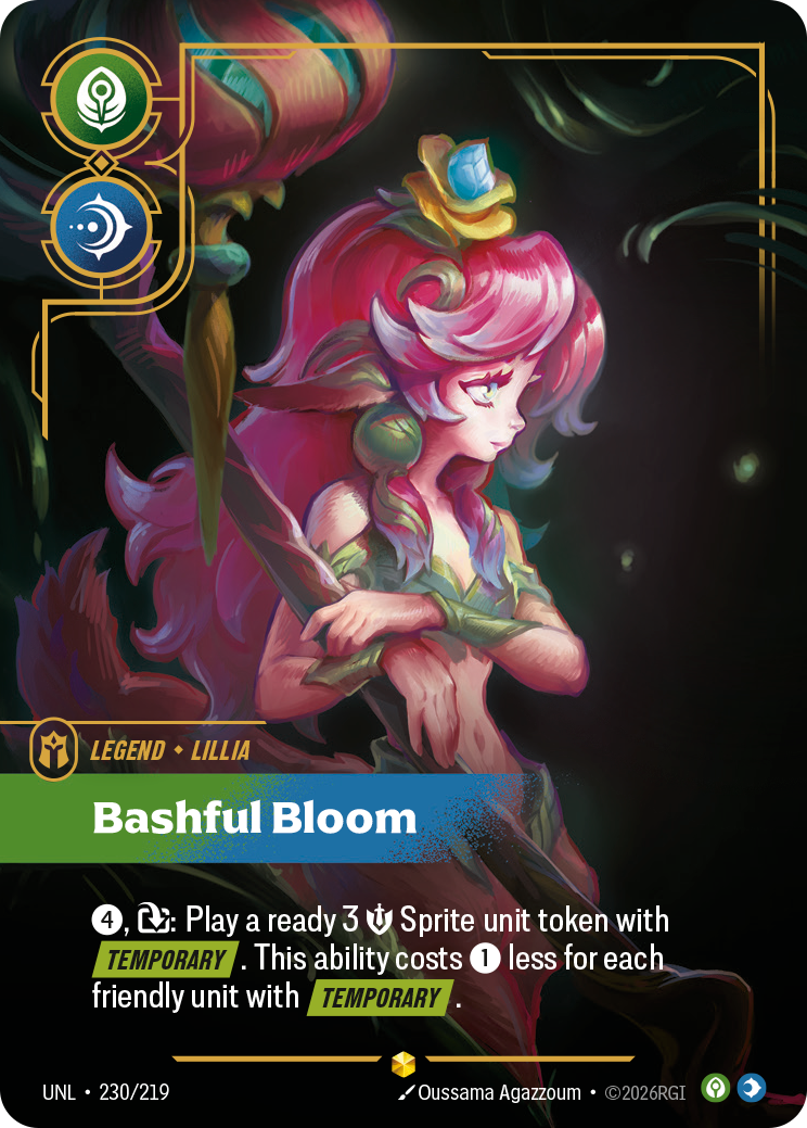 Riftbound TCG - Bashful Bloom | Unleashed 230/219