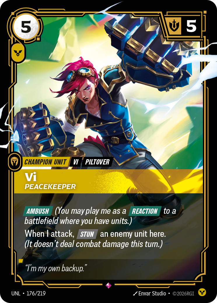 Riftbound TCG - Vi, Peacekeeper | Unleashed 176/219