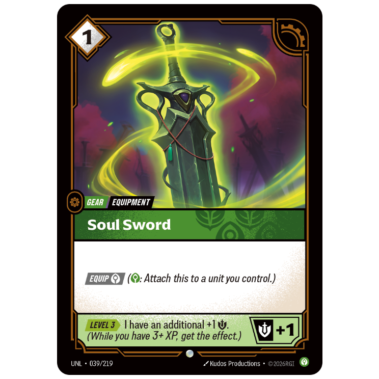 Riftbound TCG - Soul Sword | Unleashed 039/219