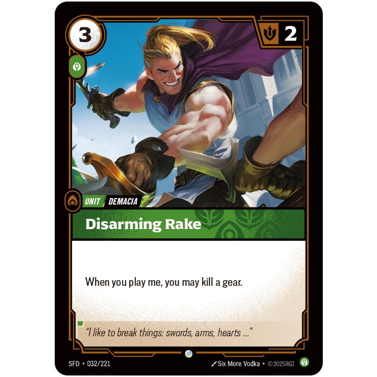 Disarming Rake - Riftbound Spiritforged #32