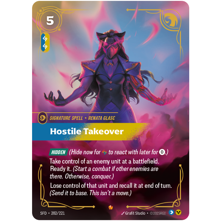 Hostile Takeover - Riftbound Spiritforged #202