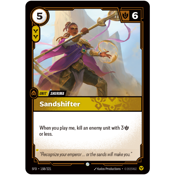 Sandshifter - Riftbound Spiritforged #158