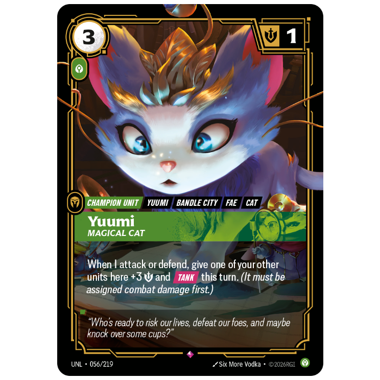 Riftbound TCG - Yuumi, Magical Cat | Unleashed 056/219