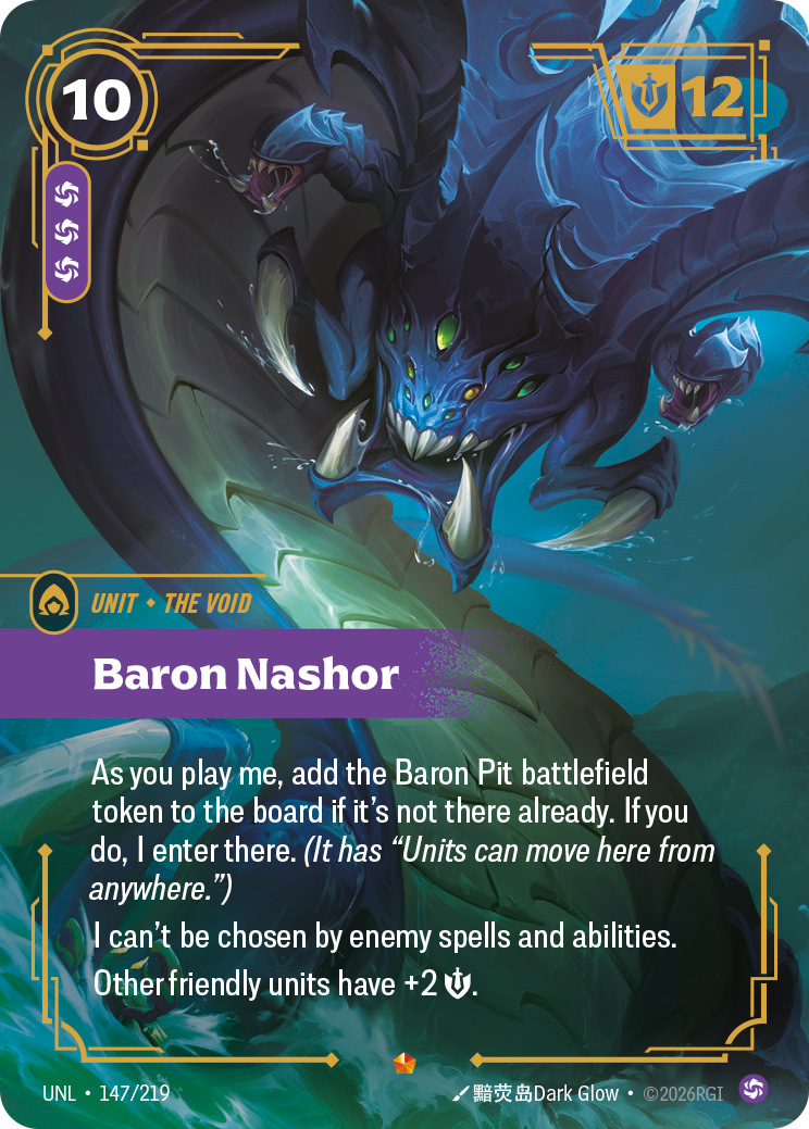 Riftbound TCG - Baron Nashor | Unleashed 147/219