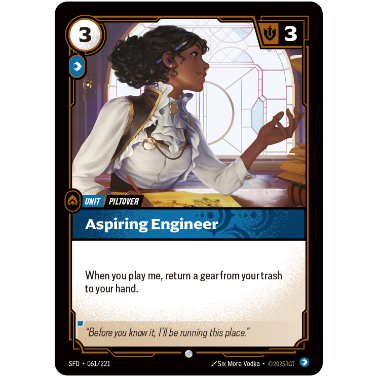 Aspiring Engineer - Riftbound Spiritforged #61
