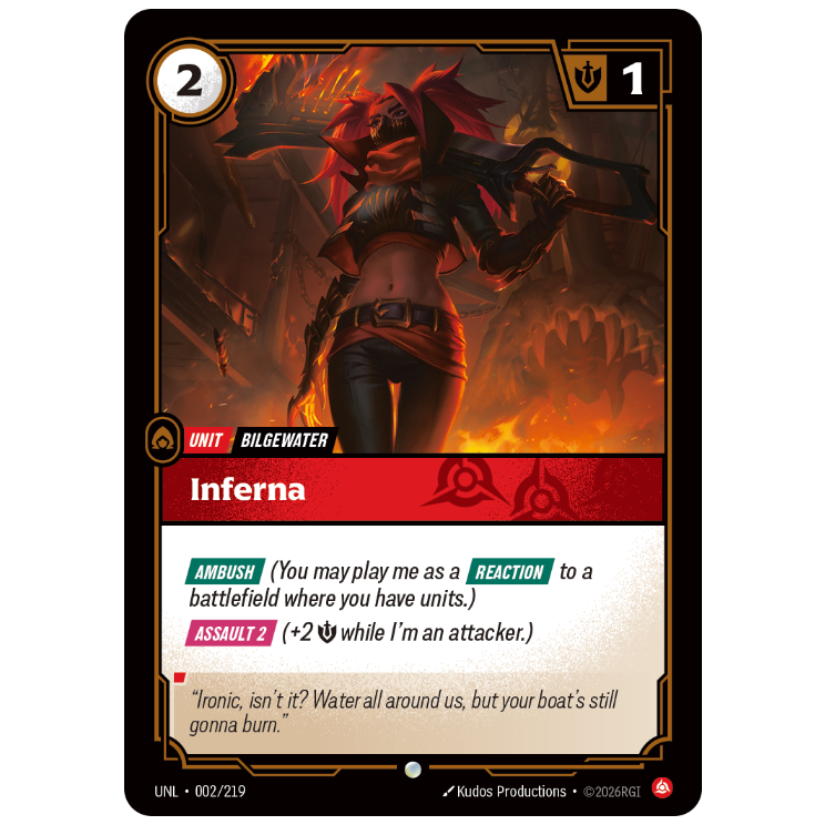 Riftbound TCG - Inferna | Unleashed 002/219