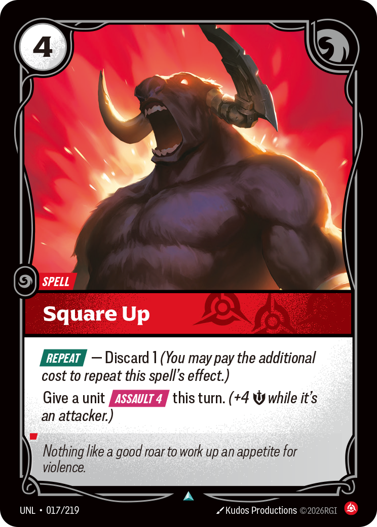 Riftbound TCG - Square Up | Unleashed 017/219