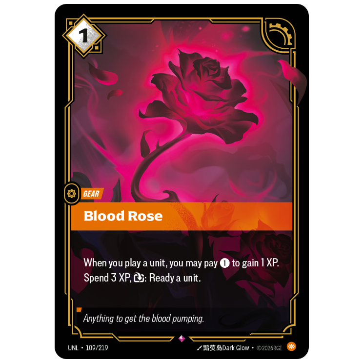 Riftbound TCG - Blood Rose | Unleashed 109/219