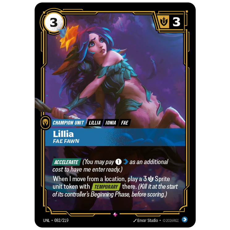 Riftbound TCG - Lillia, Fae Fawn | Unleashed 082/219