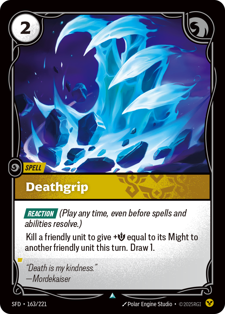 Deathgrip - Riftbound Spiritforged #163