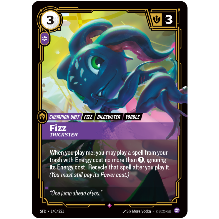 Fizz Trickster - Riftbound Spiritforged #140